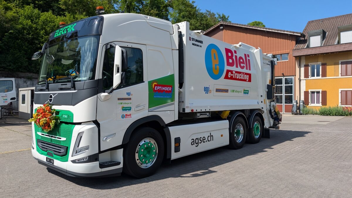 Kehrrichtransport Fahrzeug Voll-Elektrisch