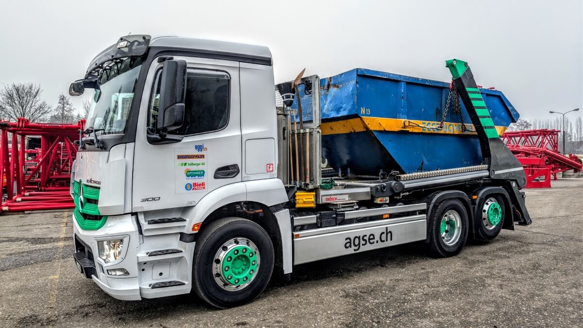 Muldentransport Fahrzeug (Emissionsfrei)